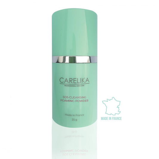 Professional SOS cleansing foaming powder by CARELIKA - LIKA-J Beauty Supply