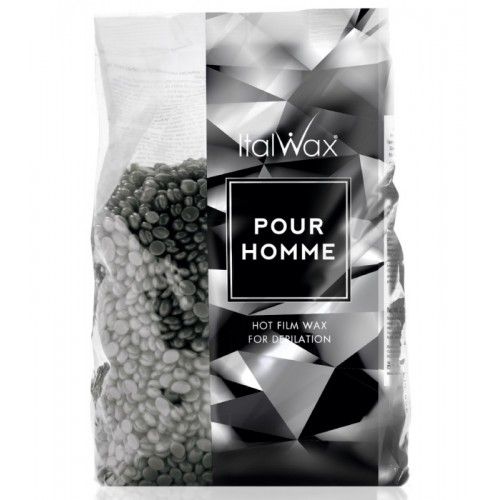 ITALWAX HOT Film Wax, Silver Pour Homme 1000g | Lika-J