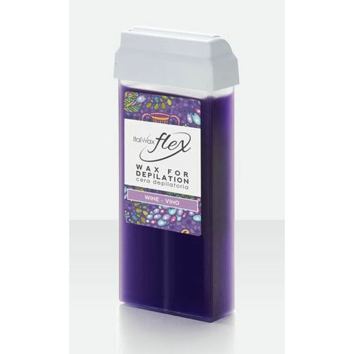 ITALWAX FLEX Depilatory wax in cartridge, Wine 100ml | Lika-J
