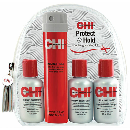 CHI INFRA Shine & Moisture Travel Kit PROTECT & HOLD Travel Kit | Lika-J