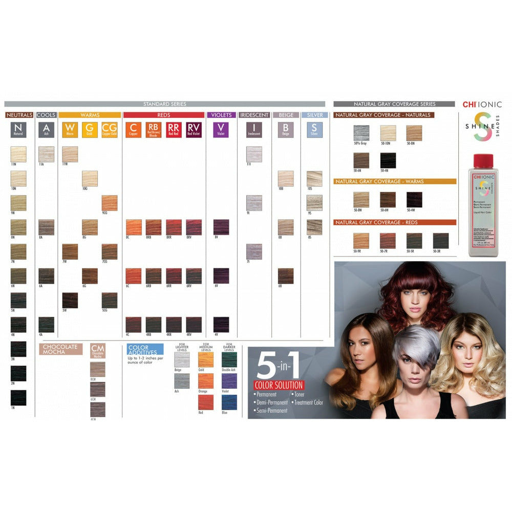 CHI IONIC Hair Color Shine Shades Liquid - 71 tone | Lika-J