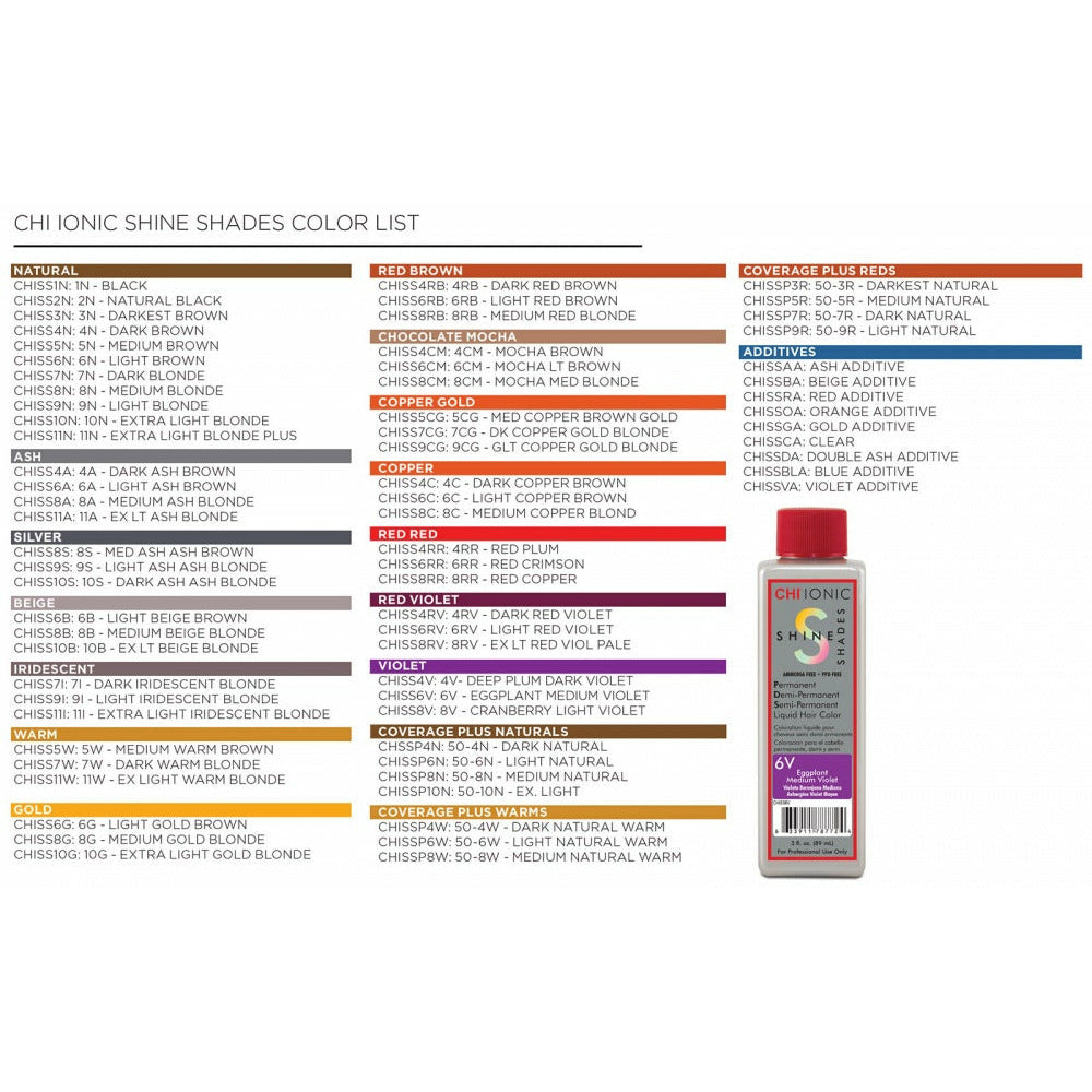 CHI IONIC Hair Color Shine Shades Liquid - 71 tone | Lika-J