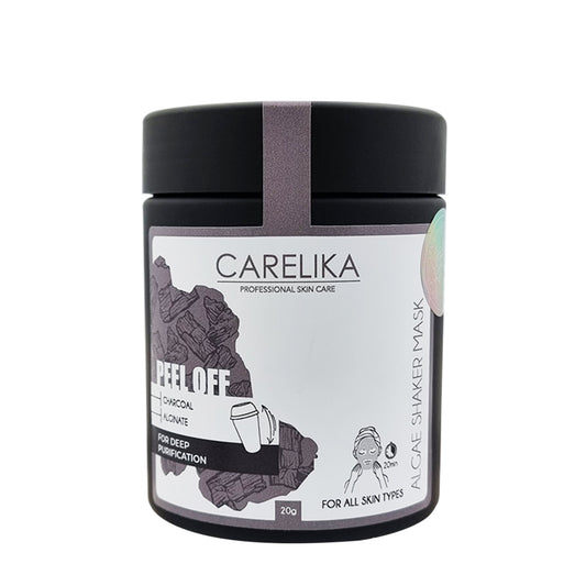 Algae peel off shaker mask with charcoal by CARELIKA Jar 20g | Lika-J