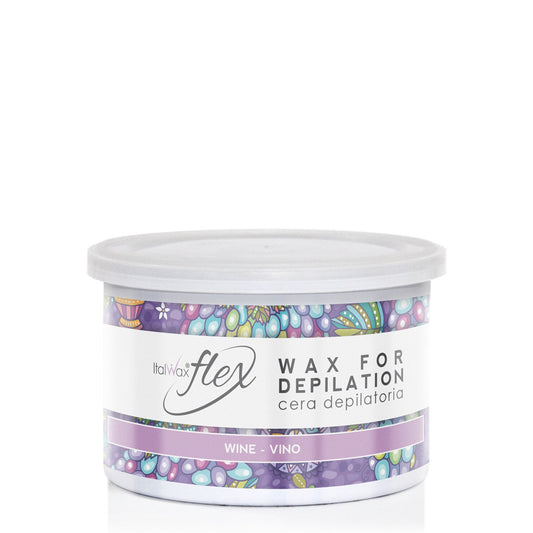 ITALWAX TIN FLEX Formula depilatory wax WINE 400ml | Lika-J