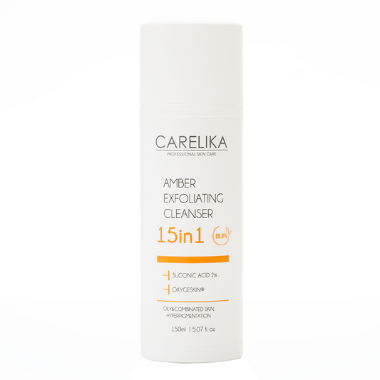 Amber exfoliating cleanser 15in1, by Carelika 150ml | Lika-J