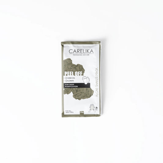 Algae peel off shaker mask with charcoal by CARELIKA