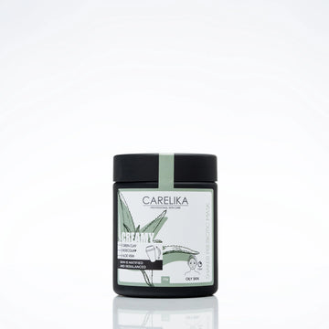 Mattifying Cream Shaker Mask with Prebiotics and Green Clay by Carelika