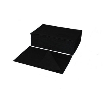 Black Paper Towels - Elegant, Durable, and Absorbent, 50pcs. | Lika-J