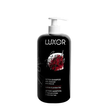 Luxor Detox Shampoo with Black Charcoal and Chia Oil 1000ml