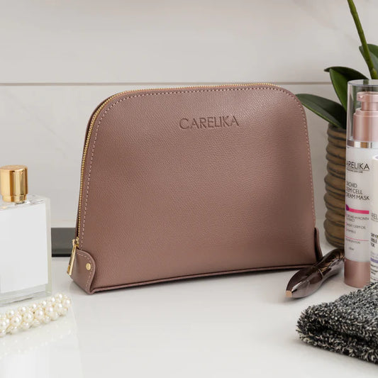 CARELIKA Beauty Bag, brown | Lika-J
