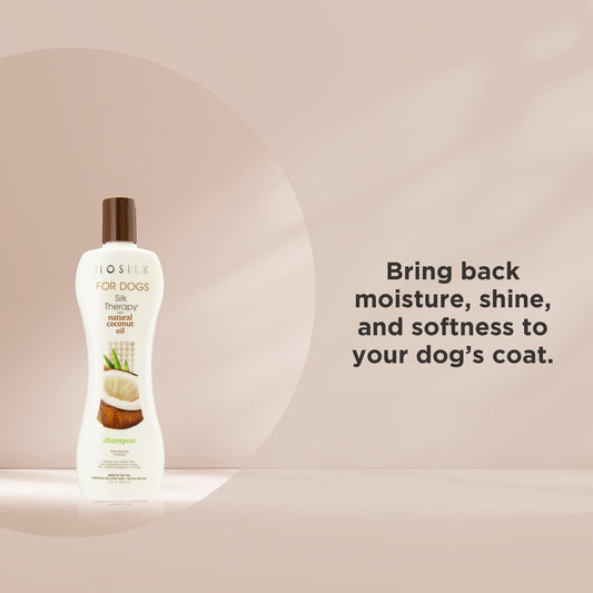 BioSilk for Dogs Silk Therapy Coconut Oil Shampoo 355 ml
