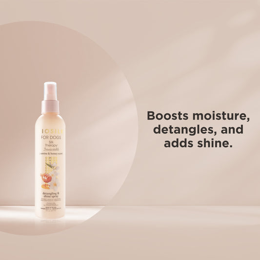 BioSilk for Dogs Silk Therapy Irresistible Detangling & Shine Spray 237 ml