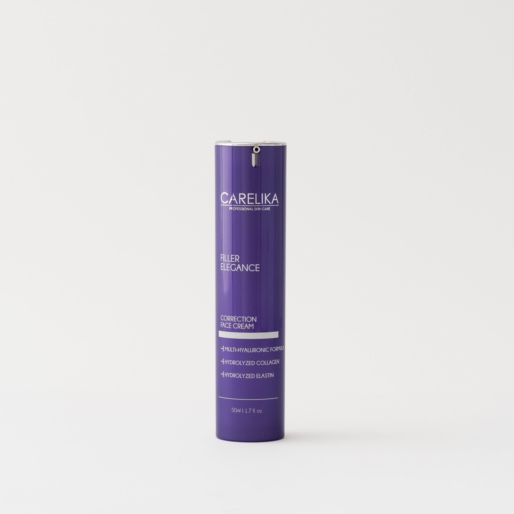 CARELIKA Filler Elegance Correction Face Cream – Anti-Wrinkle Face Cream with Peptides & Hyaluronic Acid