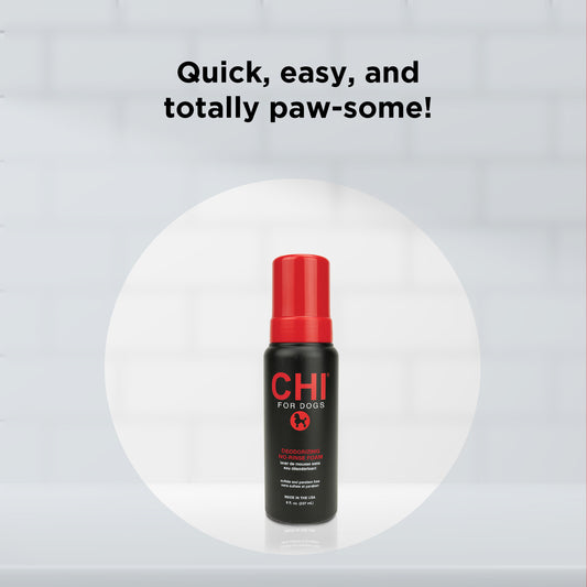 CHI for Dogs Deodorizing No-Rinse Foam 237 ml