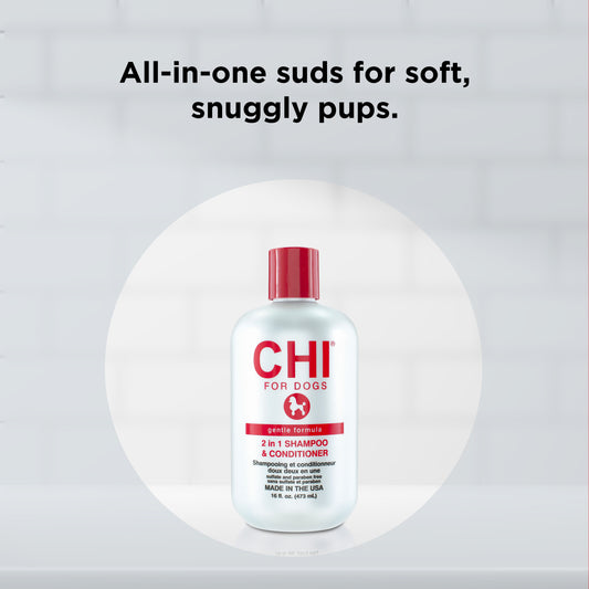CHI for Dogs Gentle 2 in 1 Shampoo & Conditioner 473 ml