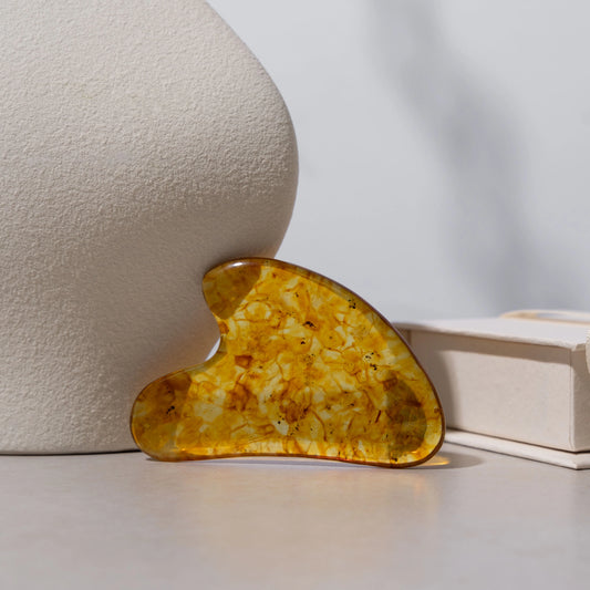 CARELIKA Amber Gua Sha Scraper