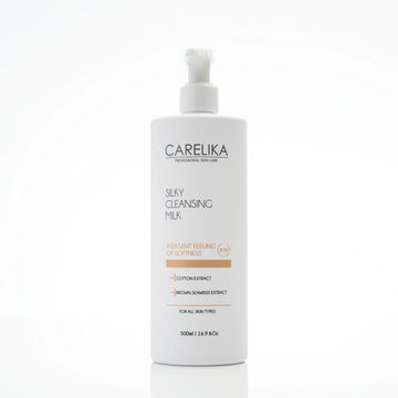 CARELIKA Silky Cleansing Milk with Cotton Extract Professional