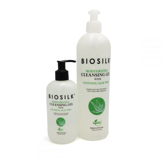 BioSilk Moisturizing and cleansing hand gel Beauty Set with aloe juice | Lika-J