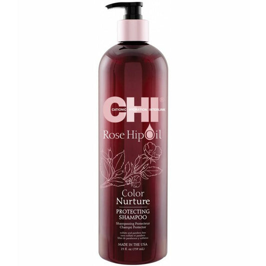 CHI Rose Hip Oil Protecting Shampoo 739ml | Lika-J