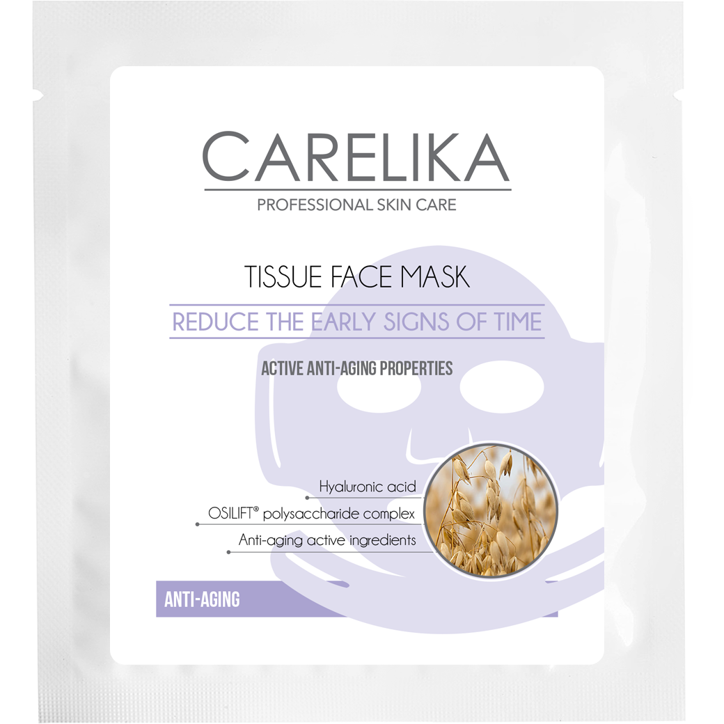 Anti-ageing tissue face mask, 23ml by CARELIKA | Lika-J