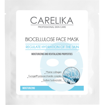 Moisturizing biocellulose face mask, 8ml by CARELIKA | Lika-J