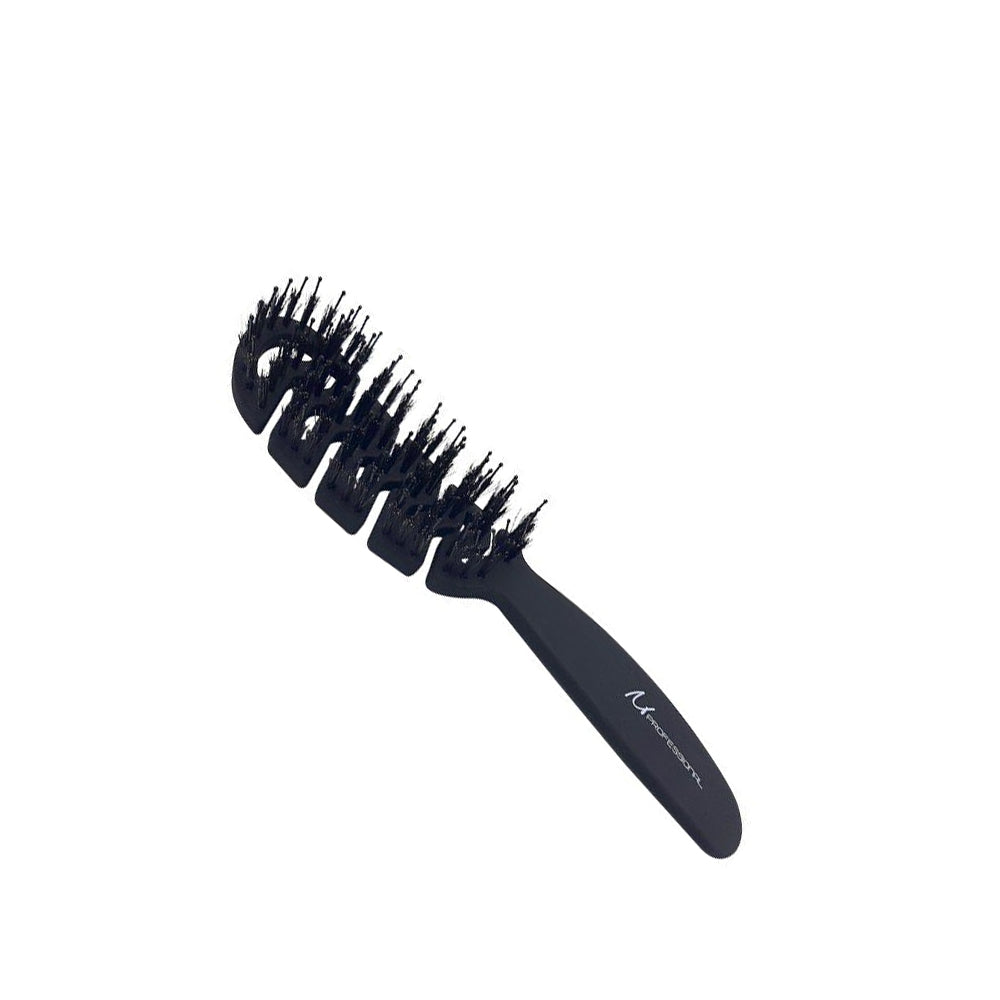 MProfessional Hair styling brush with boar and nylon bristles, black | Lika-J