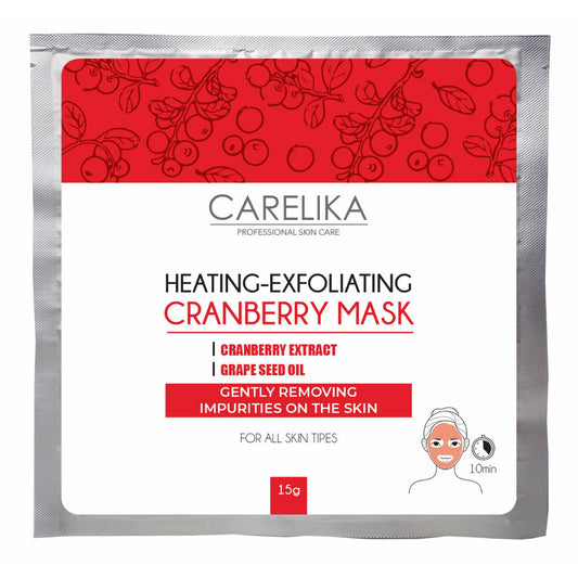 Heating-exfoliating cranberry face mask by CARELIKA | Lika-J